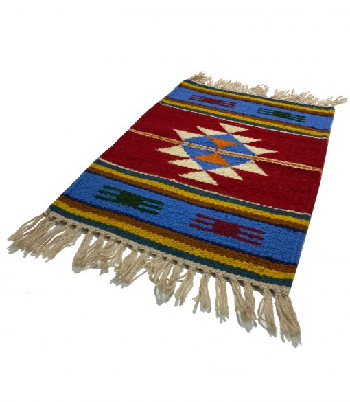 Flatweave KILIM Rug handmade wool Traditional Multi color 60x90 cm KIRGMOS94