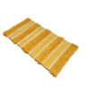 Eco-Friendly rag rug cotton shaggy yellow