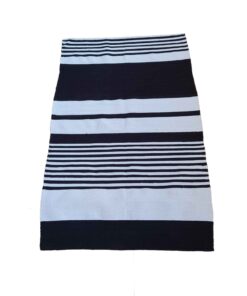 Eco-Friendly striped Cotton rag rug Kilim