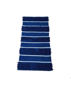 Eco-Friendly rag rug cotton shaggy Blue
