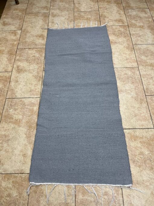 kilim carpet cotton rag rug grey